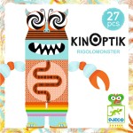 Djeco Μαγνητικό παζλ με εφέ κίνησης Kinoptik - Τερατάκια 27τμχ.