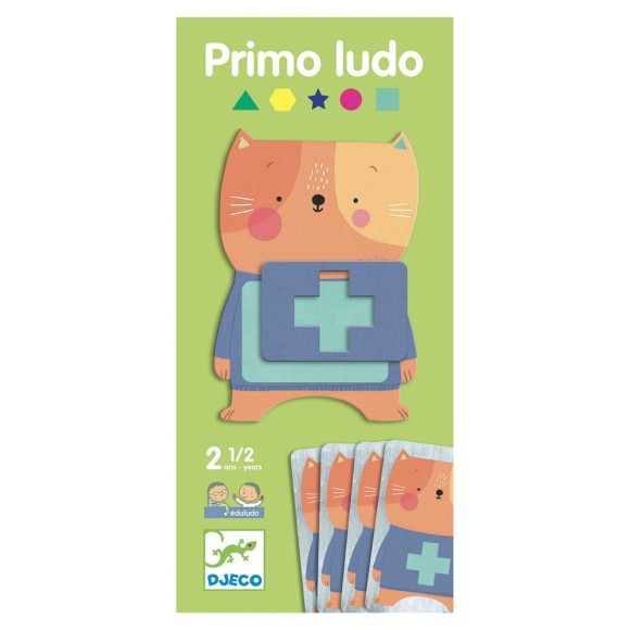 Djeco Επιτραπέζιο Primo Ludo Μαθαίνω τα σχήματα