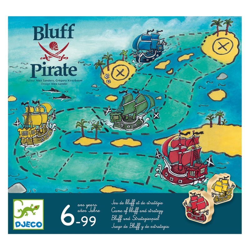 Djeco Επιτραπέζιο Bluff Pirate