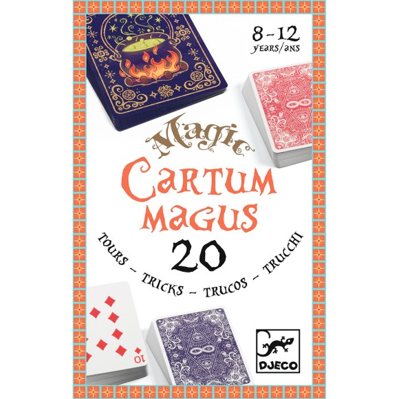 Djeco Σετ 20 μαγικά τρικ με τράπουλες 'Cartum Magus'