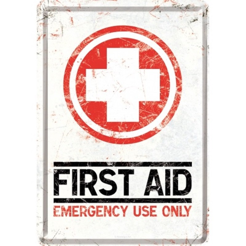 Nostalgic Μεταλλική κάρτα σε φάκελο "First aid"