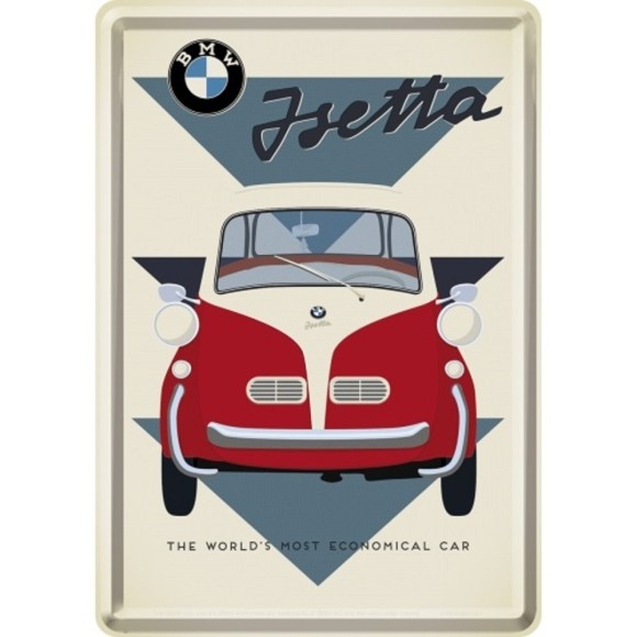 Nostalgic Μεταλλική κάρτα σε φάκελο BMW - Isetta Economical Car