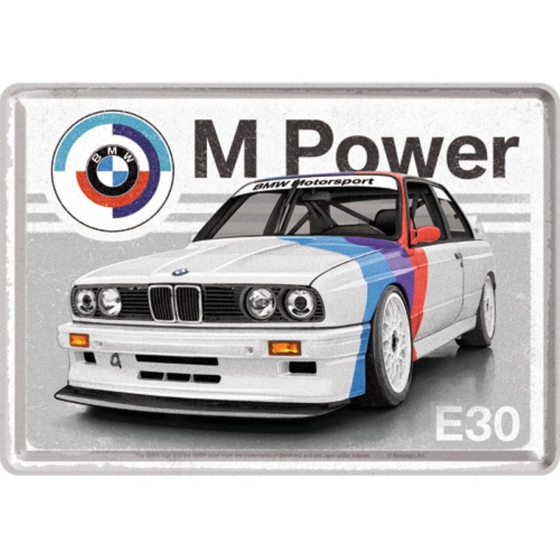 Nostalgic Μεταλλική κάρτα σε φάκελο BMW Motorsport - M Power E30