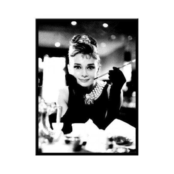 Nostalgic Μεταλλικό μαγνητάκι Audrey Hepburn Foto