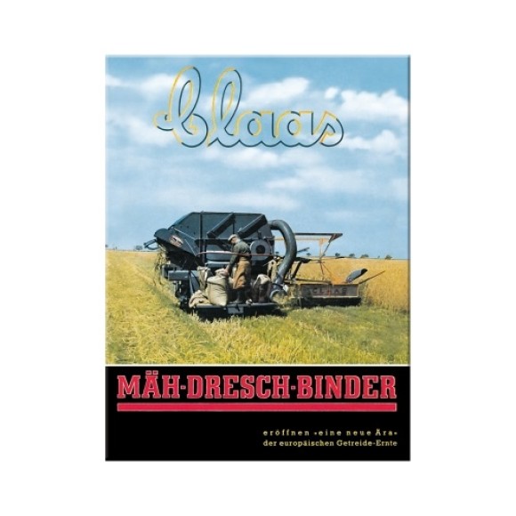 Nostalgic Μεταλλικό μαγνητάκι Traditional Brands Claas Mahdreschbinder