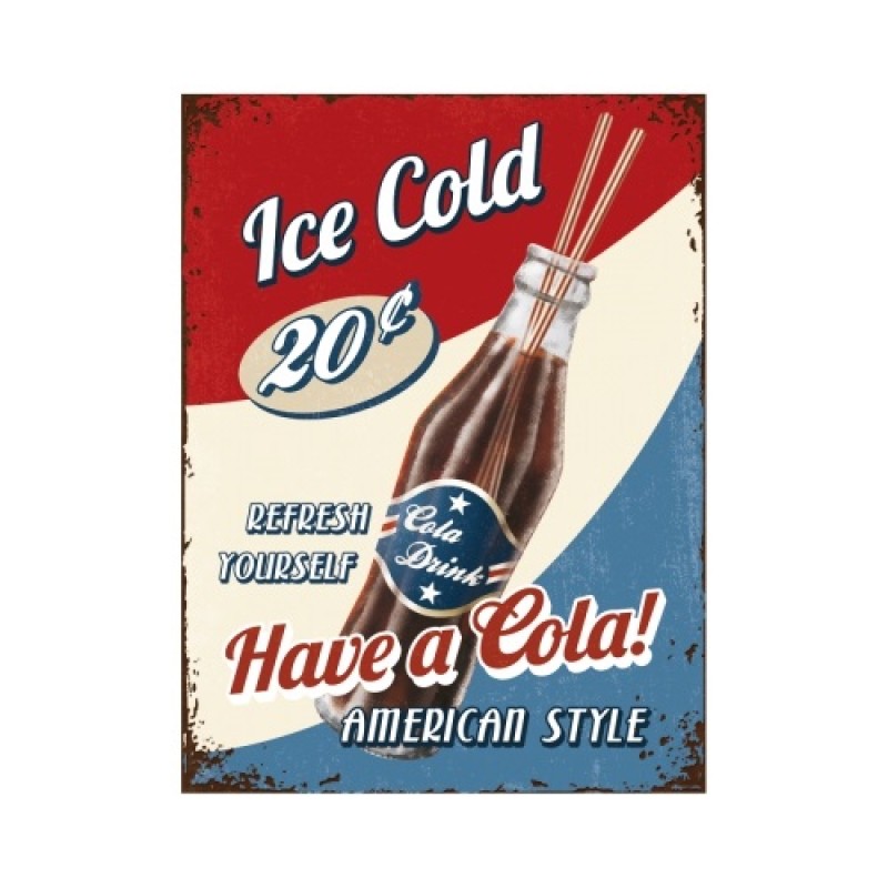 Nostalgic Μεταλλικό μαγνητάκι Have a Cola!