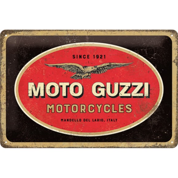 Nostalgic Μεταλλικός πίνακας Moto Guzzi - Logo