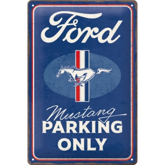 Nostalgic Μεταλλικός πίνακας Ford Mustang - Parking Only