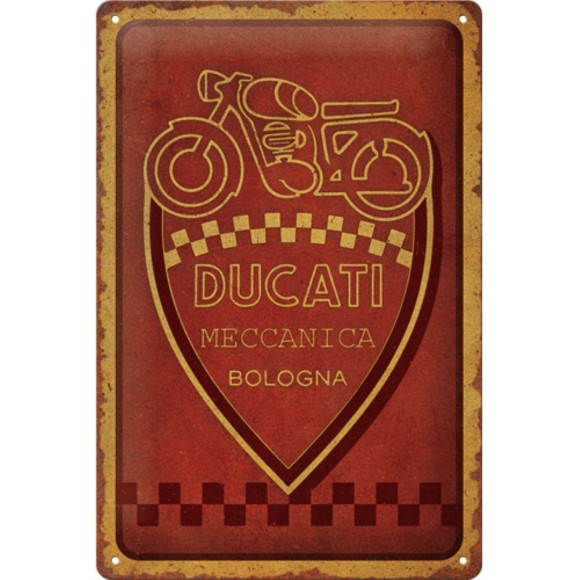 Nostalgic Μεταλλικός πίνακας Ducati - Meccanica Bologna