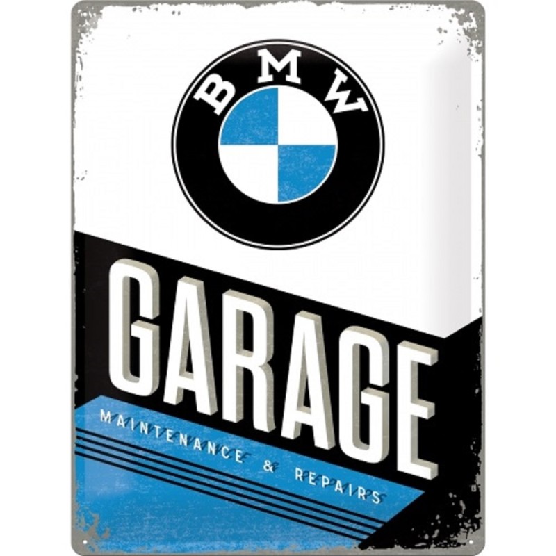 Nostalgic Μεταλλικός πίνακας BMW - Garage