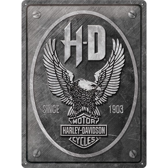 Nostalgic Μεταλλικός πίνακας Harley-Davidson - Metal Eagle