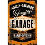 Nostalgic Μεταλλικός πίνακας Harley-Davidson Garage