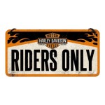 Nostalgic Μεταλλική κρεμαστή ταμπέλα Harley-Davidson H-D - Riders Only