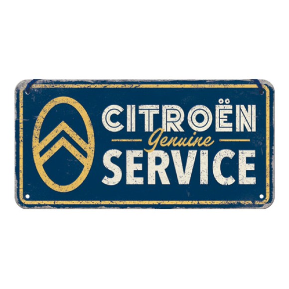 Nostalgic Μεταλλική κρεμαστή ταμπέλα Citroen - Genuine Service