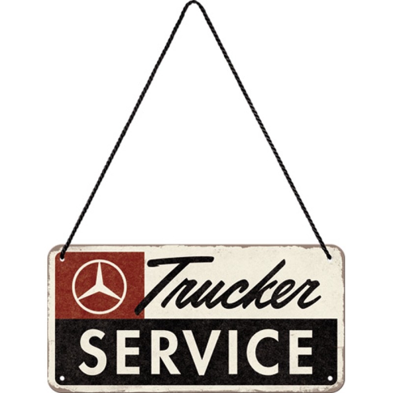 Nostalgic Μεταλλική κρεμαστή ταμπέλα Daimler Truck - Trucker Service