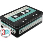 Nostalgic Μεταλλικό κουτί Flat 3D Retro Cassette