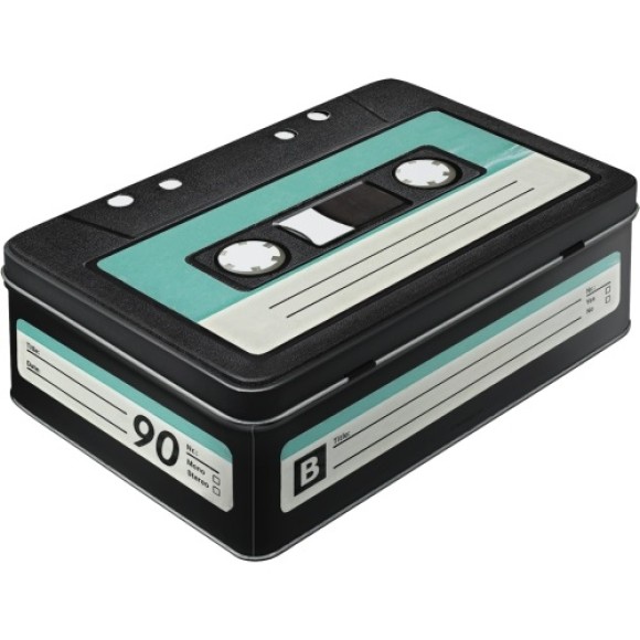 Nostalgic Μεταλλικό κουτί Flat 3D Retro Cassette