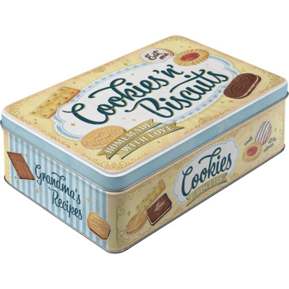 Nostalgic Μεταλλικό κουτί Flat 3D Cookies 'n' Biscuits