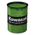 Nostalgic Μεταλλικός Κουμπαράς Oil Barrel Kawasaki - Let the good times roll