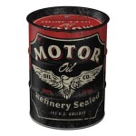 Nostalgic Μεταλλικός Κουμπαράς Oil Barrel Best Garage Motor Oil