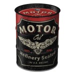 Nostalgic Μεταλλικός Κουμπαράς Oil Barrel Best Garage Motor Oil