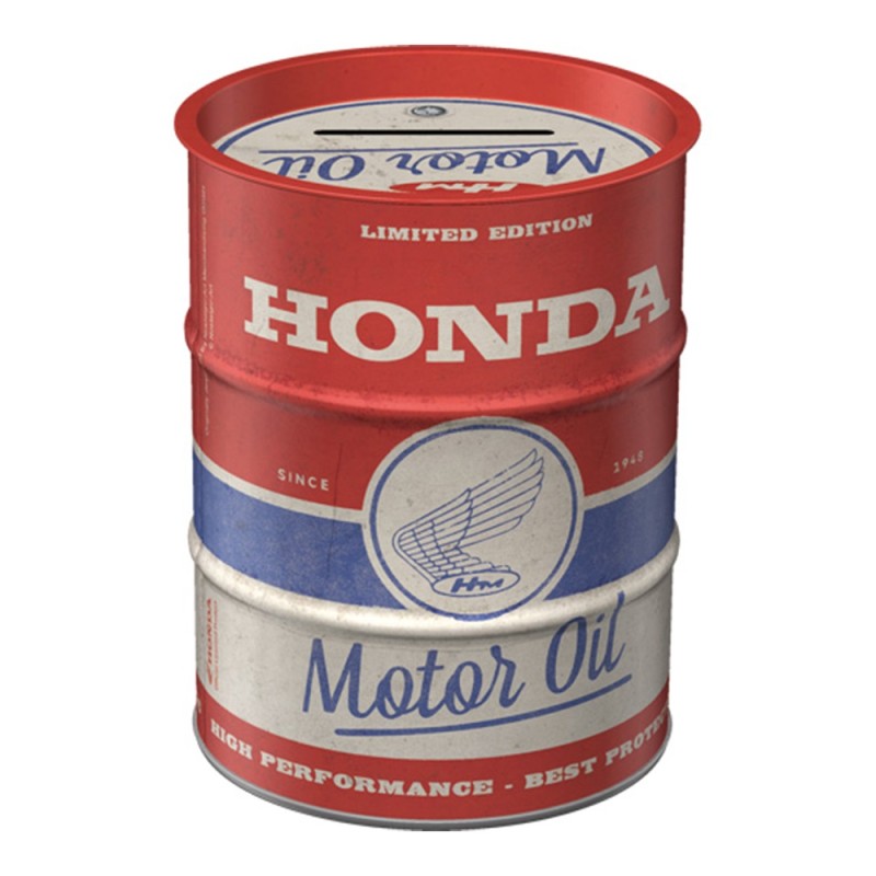 Nostalgic Μεταλλικός Κουμπαράς Oil Barrel Honda MC - Motor Oil