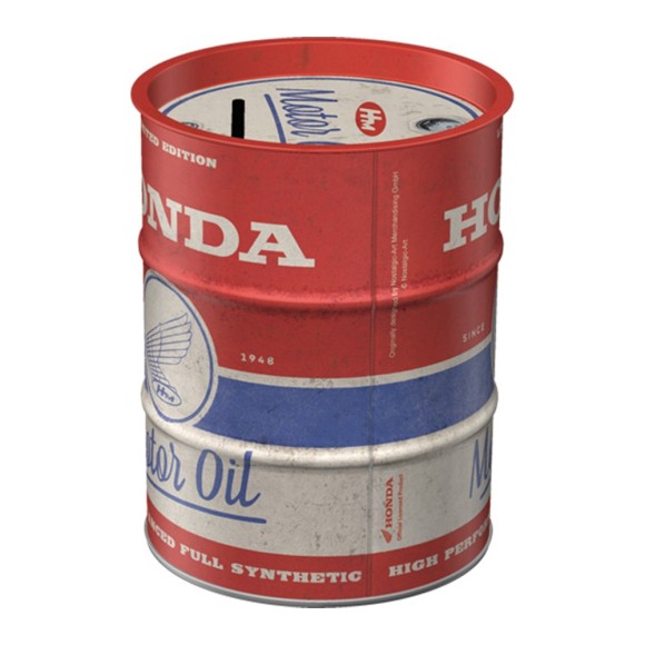 Nostalgic Μεταλλικός Κουμπαράς Oil Barrel Honda MC - Motor Oil