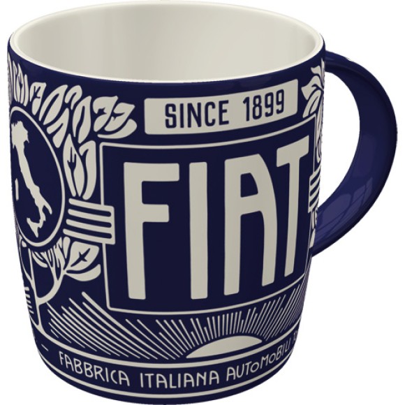 Nostalgic Κούπα Fiat - Since 1899 Logo Blue