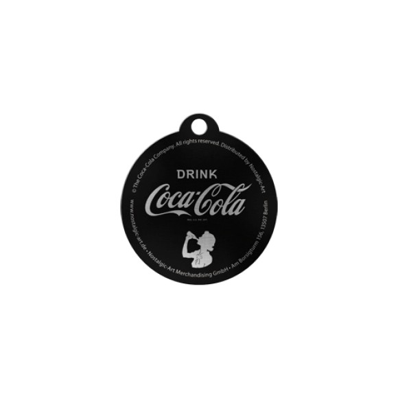 Nostalgic Μπρελοκ στρόγγυλο Coca-Cola - Logo Red Crown Cap