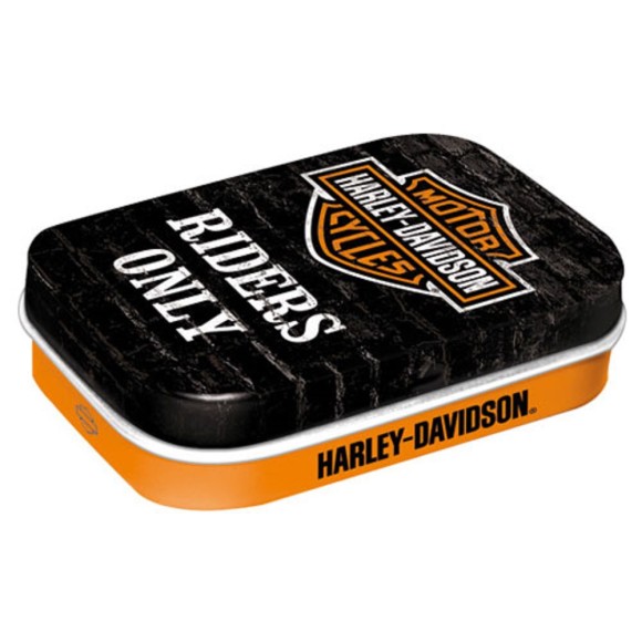 Nostalgic Μεταλλικό κουτάκι με μέντες Harley-Davidson Riders Only 15gr