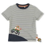 Size 122 Sigikid κοντομάνικο μπλουζάκι Safari Adventure ριγέ μπλε