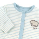 Size 062 Sigikid Μακρυμάνικο ολόσωμο φορμάκι Polar Bear λευκό γαλάζιο ριγέ