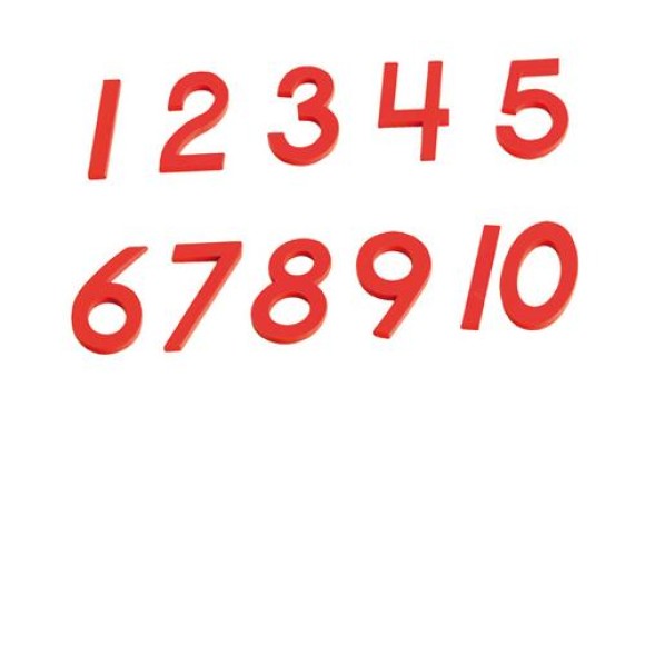 Montessori Wehrfritz Red Numerals