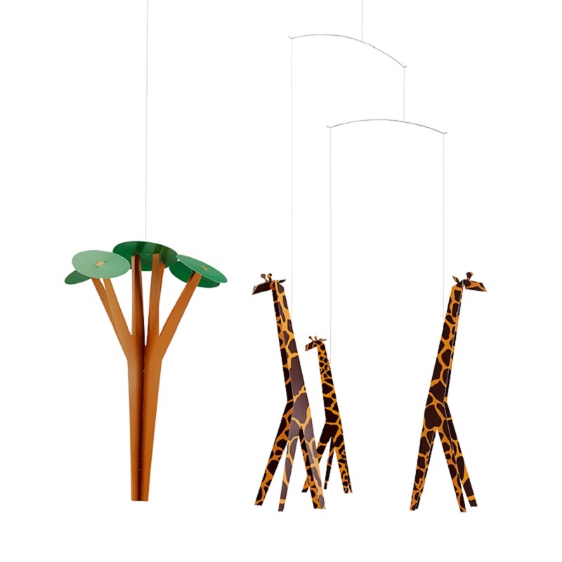 Flensted Μόμπιλε Giraffes on the Savannah 60x47