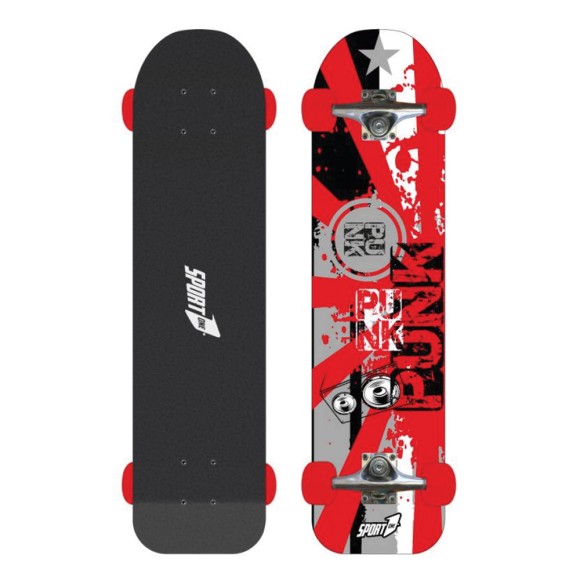 Sport1 Skateboard PUNK 76 cm Max 100kg (Διαθέσιμο σε 2 σχέδια)